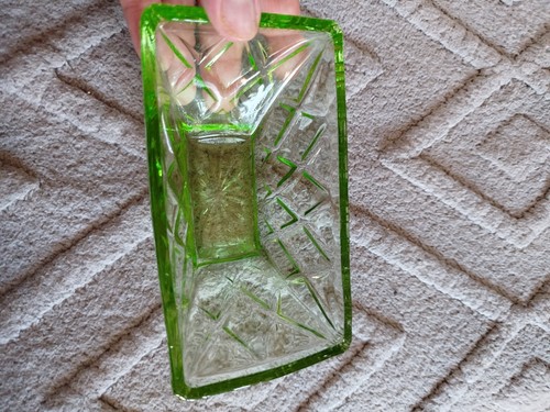 Sowerby pressed green - pressed, glass