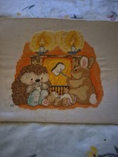 Finished cross stitch - cross, forever