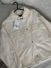 Zara Cream Corduroy Shirt