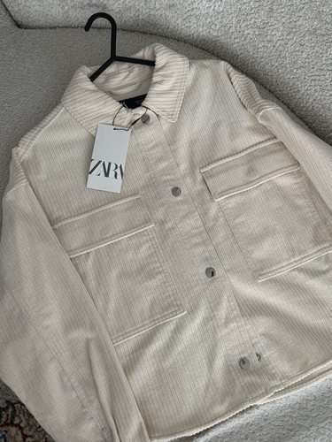 Zara cream corduroy shirt - zara,
