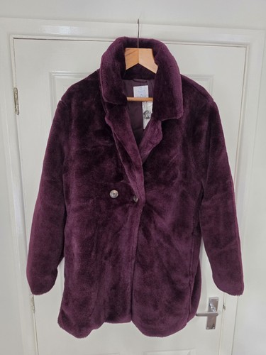 Primark plush faux fur coat - faux,
