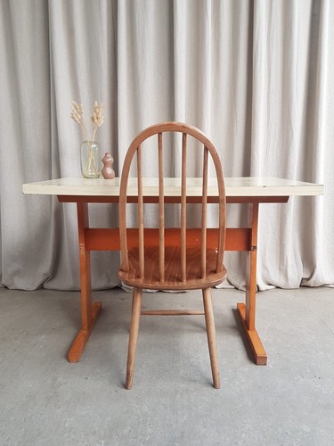 Vtg mid century formica desk - mid,