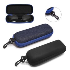 Portable Zipper Eye Glasses Sunglasses Hard Case Box Protector Large Hold Gift