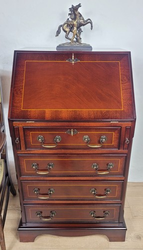 Vintage writing bureau desk - vintage,