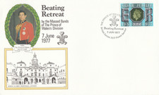 Beating Retreat Massed Bands Prince Wales Division Cover BFPS (b) 1977 (105902)