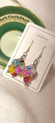 Handmade multicolour round - handmade,