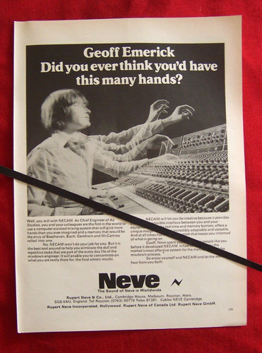 Necam mixing desk - mixing, geoff