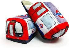 London Underground Tube Train Slippers Colours, Large