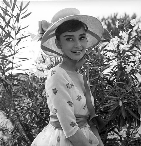 Audrey hepburn wearing hat - wearing,