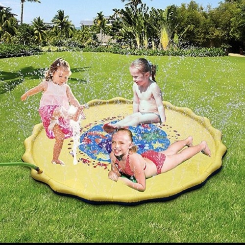 Summer lawn children water - lawn,
