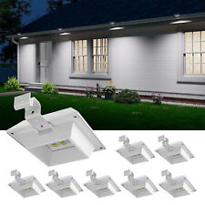 LED Solar Powered Gutter Lights Door Wall Fence Outdoor Garden Roof Security