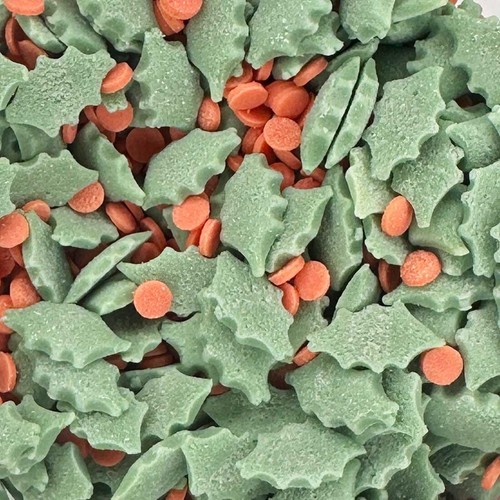 Holly berries christmas cake - berries,