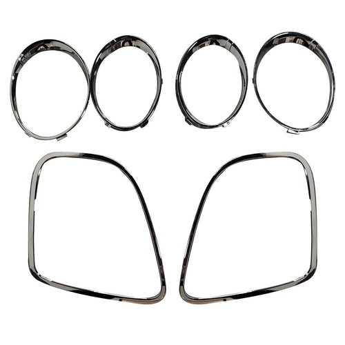 Headlight and taillight trim - and,