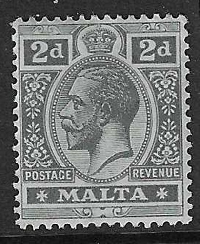 Malta 1914 george 2d - v,