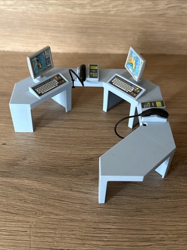 Playmobil control desk fire - playmobil,