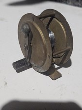 Vintage Milbro Brass Fishing Reel