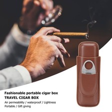 APortable Leather Travel Cigar