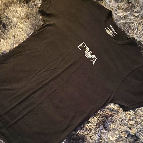 Emporio armani mens black - emporio, logo