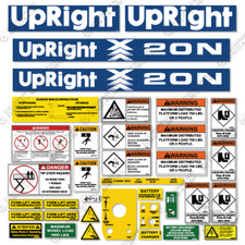 Fits Upright X20 Decal Kit