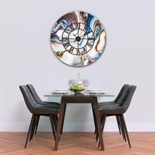 Premier Range Glass Wall Clock With Skeleton Frame in "Various Designs"