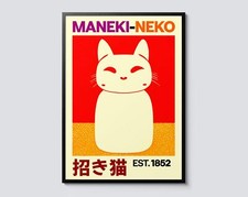 Maneki Neko Cat Anime Style