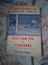 1966 ECWC Quarter Final West