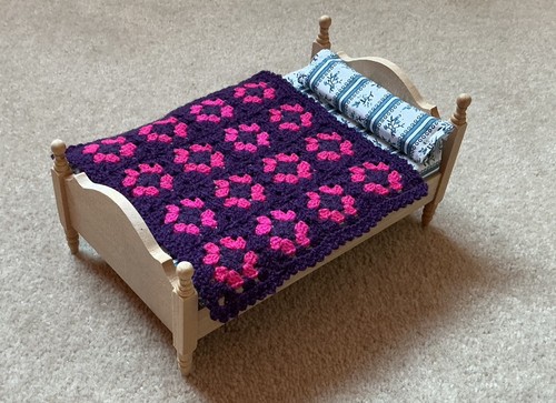 Hand crocheted dolls house - hand,