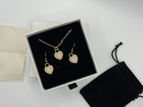 Pearl crystal heart - pearl,