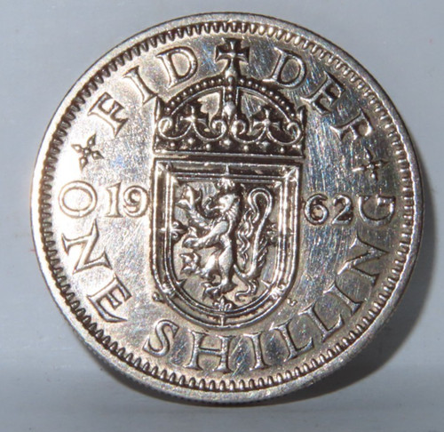 1962 elizabeth one - 1962, 1/-