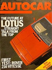 AUTOCAR MAGAZINE 15-MAY-85 -