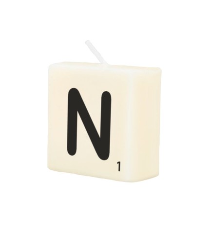 Letter candle - letter, n