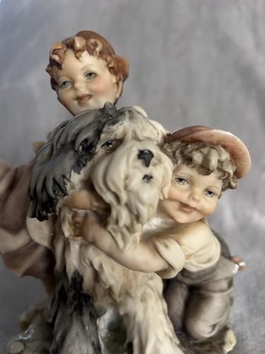 Capodimonte girl boy w - &,
