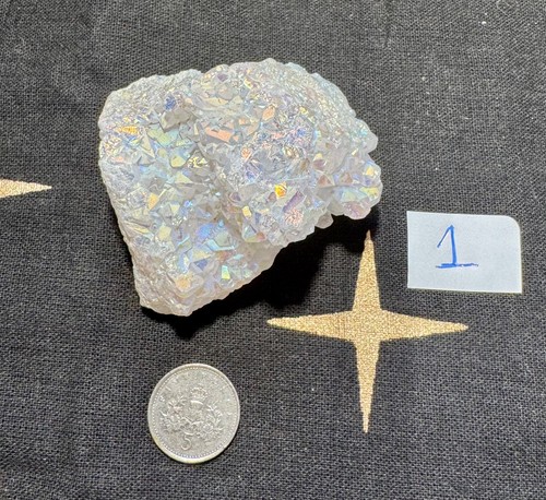 Aura quartz geodes sparkly - quartz,