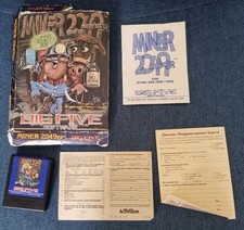Boxed Miner 2049er cartridge Atari 400/800/XL/XE- RARE  big five +manuals