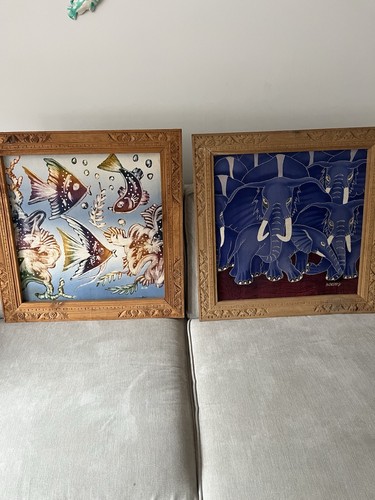 Two framed south - south, asian