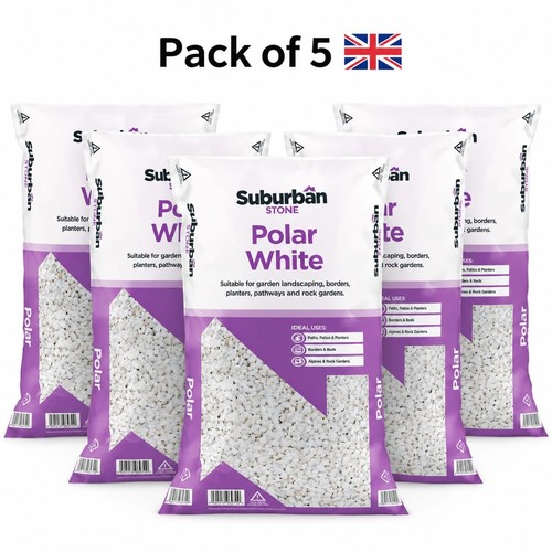 10mm polar white chippings x - polar,