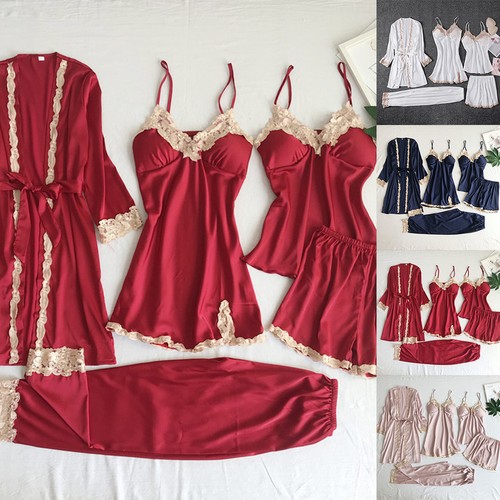 5pcs women pajamas lace - 5pcs,