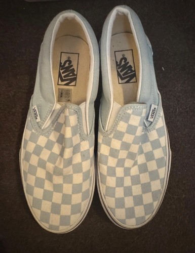Vans light blue checkerboard - blue,