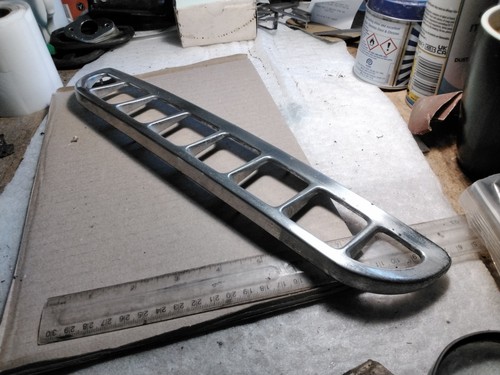 Mgb chrome scuttle grille - mgb,