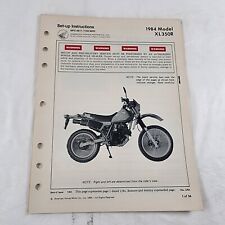1984 Honda XL350 XL 350 Dealer