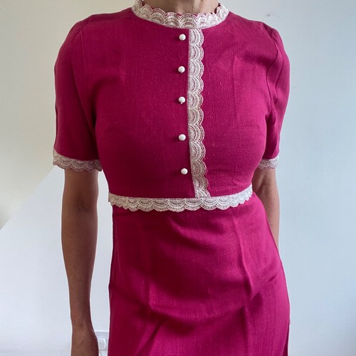 1960s jackie mod fuchsia - 1960s,