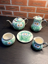 Vintage Sudlow's Burslem Teapot, Water Jug, Milk Jug, Sugar pot and saucer