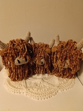Handmade Crochet Highland Cow