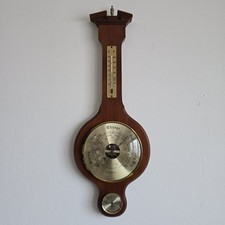 Vintage 1970s Banjo Barometer By Weathermaster - H Samuel 