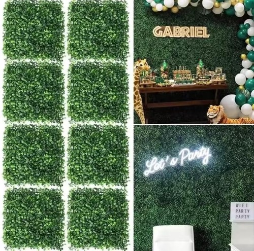 10pcs artificial boxwood hedge - 10pcs,