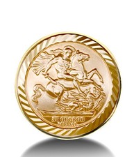 9ct Yellow Gold Full St George