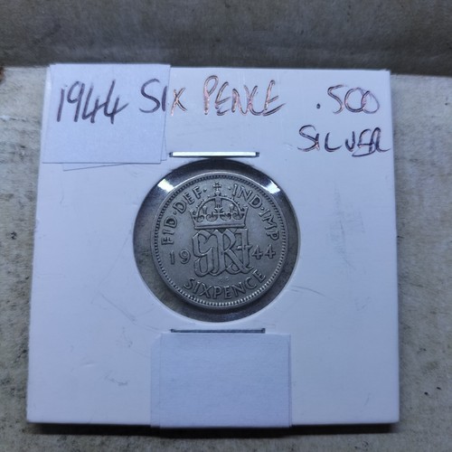1944 sixpence george - george,