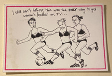 WOMENS TOPLESS FOOTBALL ON TV