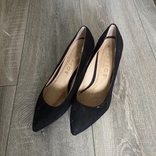 Office Suede Kitten Heels