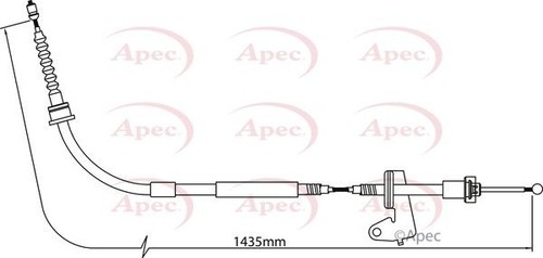 Apec rear right - right, brake